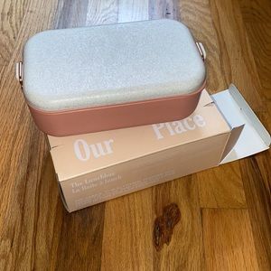 Our Place lunch box with utensils